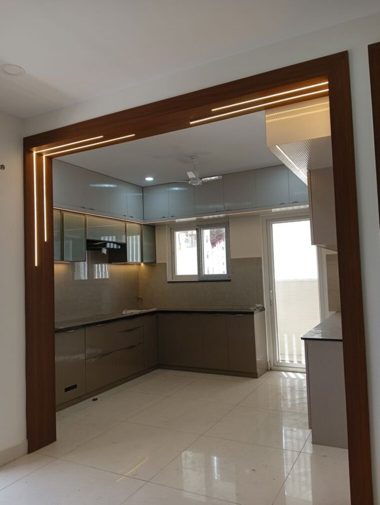 Kitchen, ambience-courtyard 2.5 Bedroom 1550 Sq.Ft. Apartment In Manikonda Hyderabad 10250862