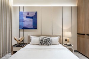 Bedroom in 2 BHK Apartment at Mehta Marquina, Goregaon East – for Sale