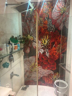 Balcony in 2.5 BHK Apartment at Oberoi Realty Springs, Andheri West – for Rent