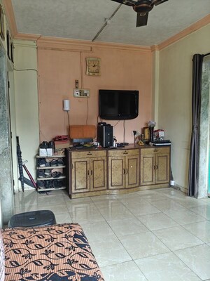 Living Room in 1 BHK Apartment at Shree Ashtavinayak Gruh, Virar East – for Sale