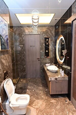 Bathroom in 4 BHK Apartment at Raheja Imperia, Worli – for Sale