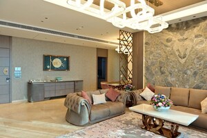 Living Room in 4 BHK Apartment at Raheja Imperia, Worli – for Sale