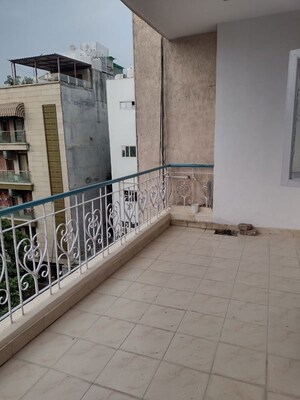 Balcony in 2 BHK Builder Floor at East Of Kailash – for Rent