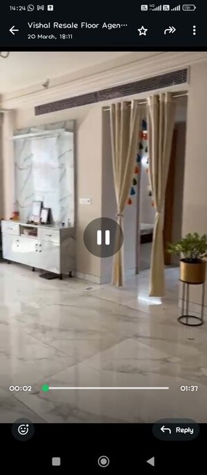 Building Lobby in 2 BHK Apartment at M3M Sky City, Sector 65 – for Rent