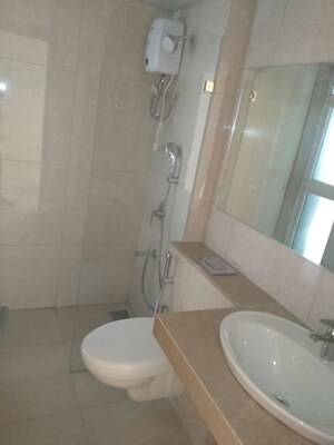 Bathroom in 3 BHK Apartment at L&T Emerald Isle, Powai – for Rent