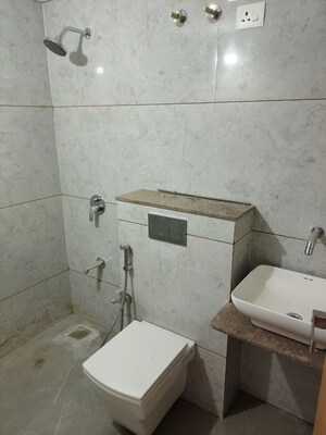Bathroom in 3 BHK Apartment at Sargasan – for Rent