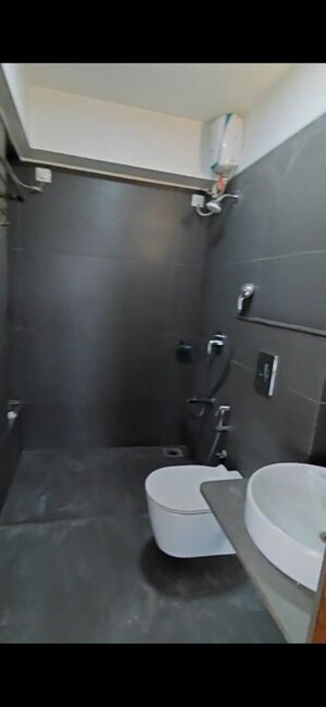 Bathroom in 3 BHK Apartment at Juhu Residency, Juhu – for Rent