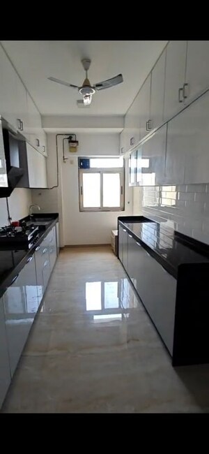 Kitchen in 3 BHK Apartment at Juhu Residency, Juhu – for Rent