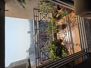 Balcony in 2 BHK Apartment at Cosmos Habitat, Majiwada – for Sale