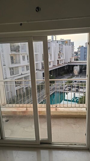 Balcony in 3 BHK Apartment at Mantri Webcity, Hennur – for Rent