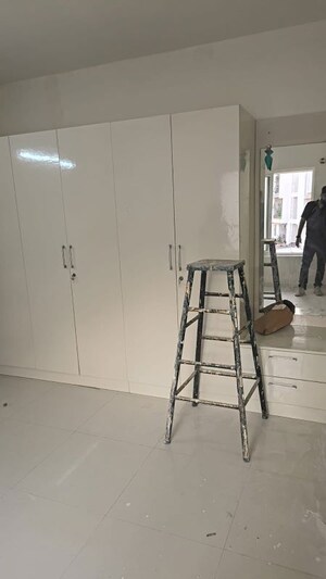 Staircase in 3 BHK Apartment at Mantri Webcity, Hennur – for Rent