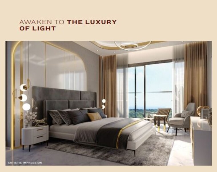 Living Room, signature-global-sarvam 3 Bedroom 1800 Sq.Ft. Apartment In Sector 37d Gurgaon 10251779