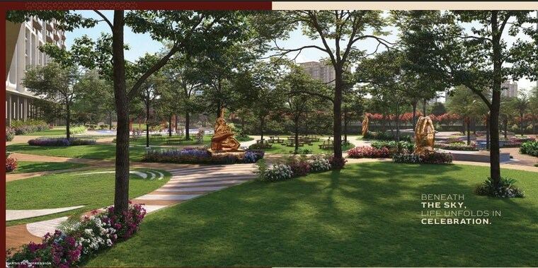 Garden, signature-global-sarvam 3 Bedroom 1800 Sq.Ft. Apartment In Sector 37d Gurgaon 10251779