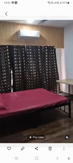 Bedroom in 2 BHK Apartment at Omkar Meridia, Kurla West – for Rent