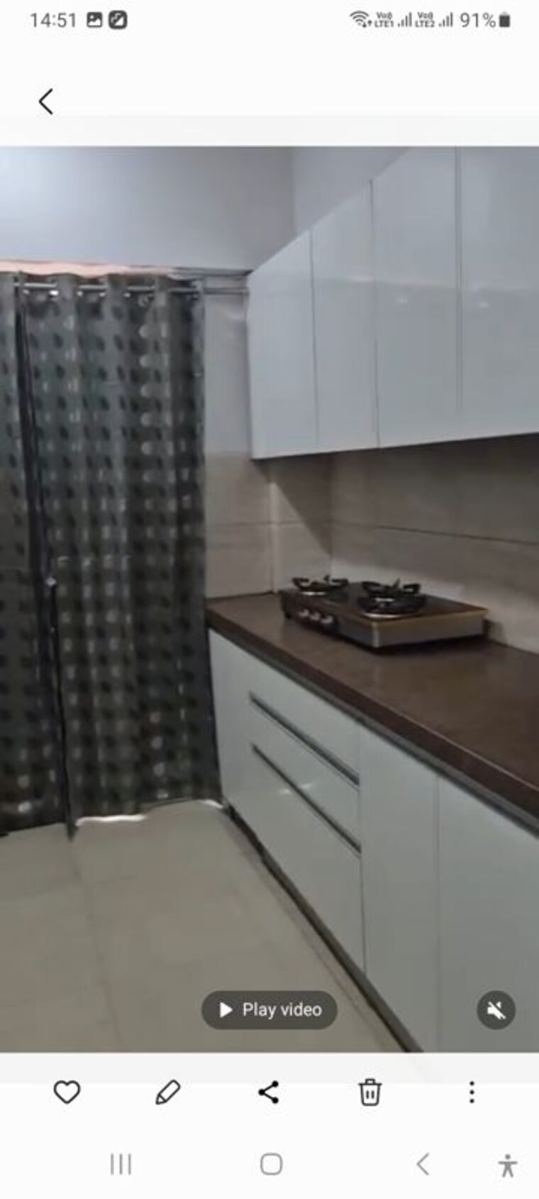 Kitchen, omkar-meridia 2 Bedroom 779 Sq.Ft. Apartment In Kurla West Mumbai 10251890