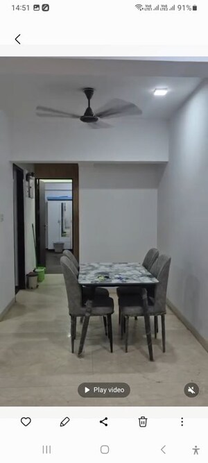 Bedroom in 2 BHK Apartment at Omkar Meridia, Kurla West – for Rent