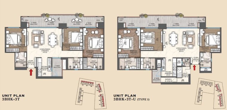 Floor Plan, signature-global-sarvam 4 Bedroom 2495 Sq.Ft. Apartment In Sector 37d Gurgaon 10251978