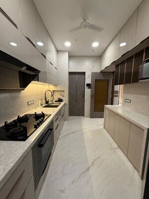 Kitchen in 3 BHK Apartment at Lodha World One, Worli – for Sale