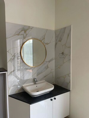 Bathroom in 3 BHK Apartment at SRR Sriram River View, Narsingi – for Rent