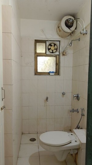 Bathroom in 3 BHK Apartment at Dosti Blossom, Wadala East – for Rent