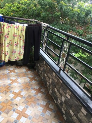 Balcony in 1 BHK Apartment at Kadam Kohinoor Residency, Wakad – for Rent