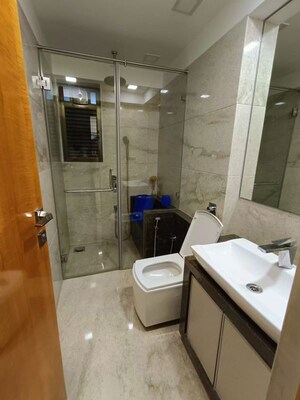 Attached Bathroom in 3 BHK Apartment at Khar West – for Rent