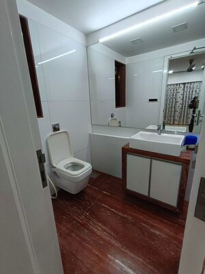 Bathroom in 3 BHK Apartment at Khar West – for Rent