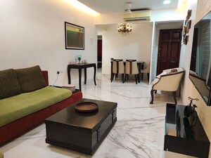 Living Room in 3 BHK Apartment at Bandra West – for Rent