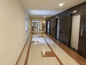 Building Lobby in 3.5 BHK Apartment at Prestige High Fields, Gachibowli – for Rent