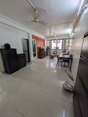 Living Room in 1 BHK Apartment at Nilgiri Gardens, Nerul – for Rent