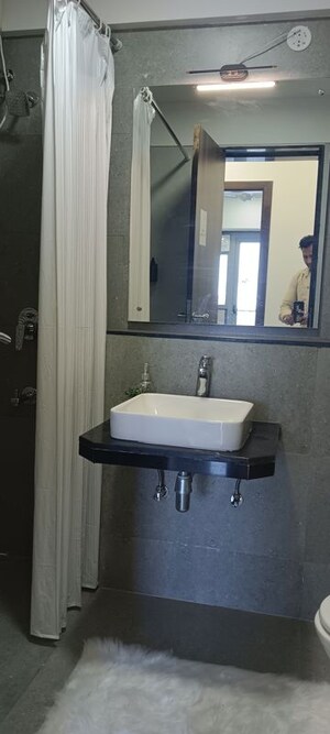 Bathroom in 3 BHK Apartment at Adani Group Western Heights, Andheri West – for Sale