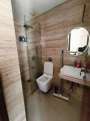 Bathroom in 2 BHK Apartment at Sindhi Society, Chembur – for Rent