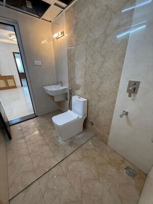 Bathroom in 3 BHK Apartment at SMR Vinay Iconia Hyderabad, Kondapur – for Rent