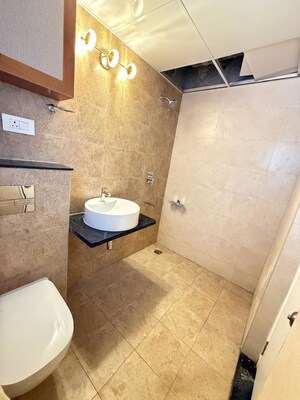 Bathroom in 3 BHK Apartment at SMR Vinay Iconia Hyderabad, Kondapur – for Rent