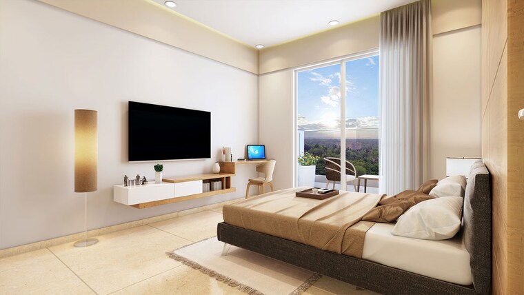 Bedroom, 6-castle 3 Bedroom 1556 Sq.Ft. Apartment In Baner Pune 10252193