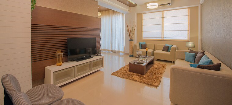 Living Room, 6-castle 3 Bedroom 1556 Sq.Ft. Apartment In Baner Pune 10252193