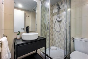 Bathroom in 2 BHK Apartment at Garodia Girivan La Quinta, Chembur – for Rent