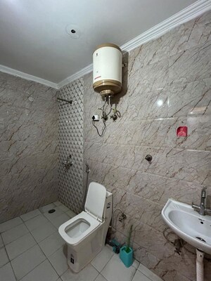Bathroom in 1 BHK Builder Floor at Saket – for Rent