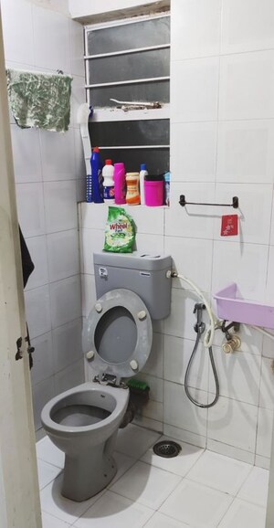 Bathroom in 2 BHK Apartment at Mahatma Society – for Rent