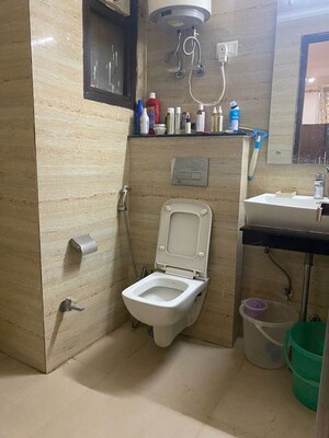 Bathroom in 2 BHK Apartment at Saket – for Rent