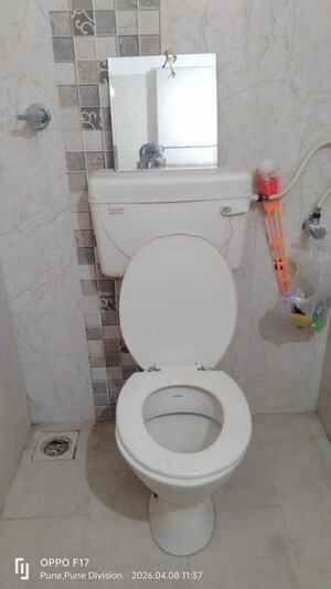 Bathroom in 1 BHK Apartment at GK Dayal Heights, Pimple Saudagar – for Rent