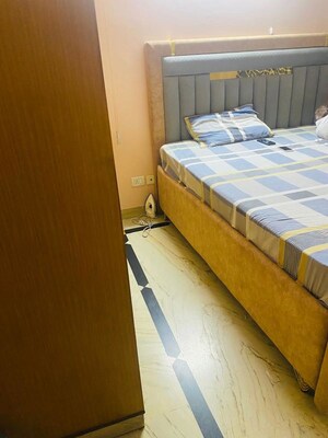 Bedroom in 2 BHK Builder Floor at Kalkaji – for Rent