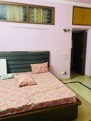Bedroom in 2 BHK Builder Floor at Kalkaji – for Rent
