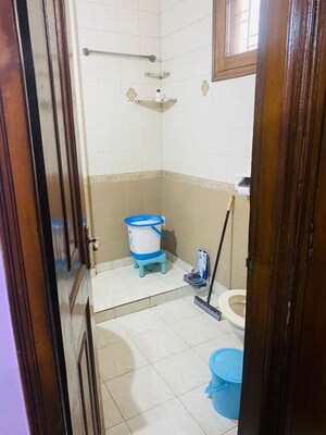 Bathroom in 2 BHK Builder Floor at Kalkaji – for Rent