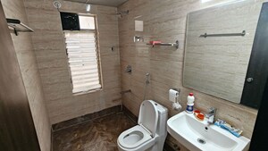 Bathroom in 2 BHK Apartment at Goel Ganga Altus, Kharadi – for Rent