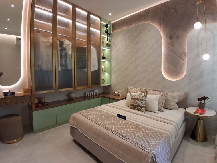 Bedroom, sarthak-highreach 2.5 Bedroom 793 Sq.Ft. Apartment In Dhayari Pune 10252808