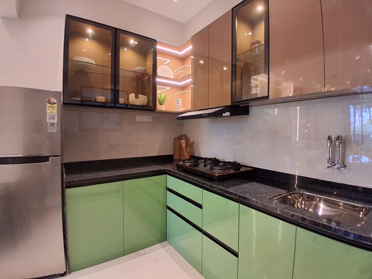 Kitchen, sarthak-highreach 2.5 Bedroom 793 Sq.Ft. Apartment In Dhayari Pune 10252808