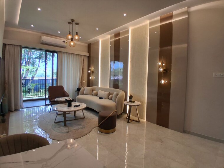 Living Room, sarthak-highreach 2.5 Bedroom 793 Sq.Ft. Apartment In Dhayari Pune 10252808