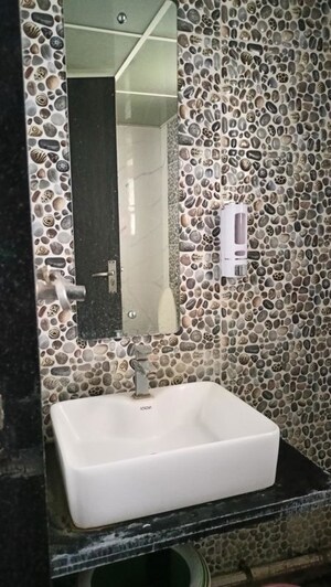 Bathroom in 2 BHK Apartment at KJ Tower, Warje – for Rent