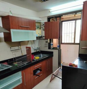 Kitchen in 2.5 BHK Apartment at Raheja Acropolis, Deonar – for Rent